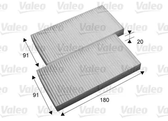 Valeo 715696 Polen Filtresi Dodge Nitro 07 12 Jeep Grand Cherokee III 07 12 Cherokee 07 12 2 8 CRDI 4 0