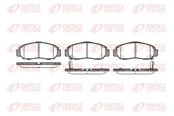 REMSA 0747-12 | Fren Balatası Civic VI Eu EP Em 02 01 12 05