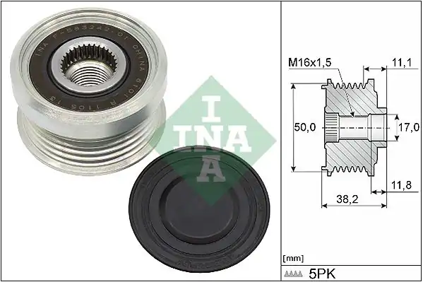 INA 535033710 | Alternatör Kasnağı Ssangyong Tıvolı Xlv Suv 15>
