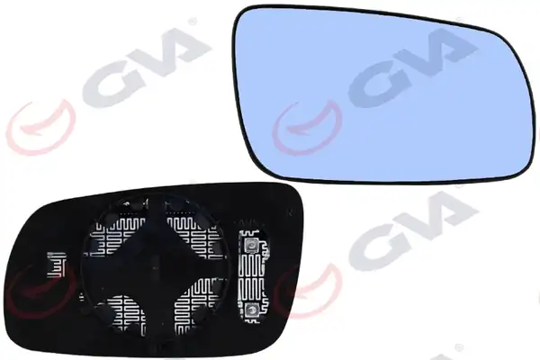 GVA 1175721 | Ayna Camı Sağ A3 96 00 A4 95 01 A6 98 03 Isıtmalı Konveks Mavi Cam Vm 039ghr