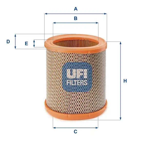 UFI 2725800 | Hava Filtresi P106 Partner Berlingo 96 Saxo 96 03 Xsara 97 05 1 1i 1 4i