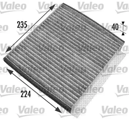 Valeo 698778 Polen Filtresi Mercedes ML Class W163 Karbonlu