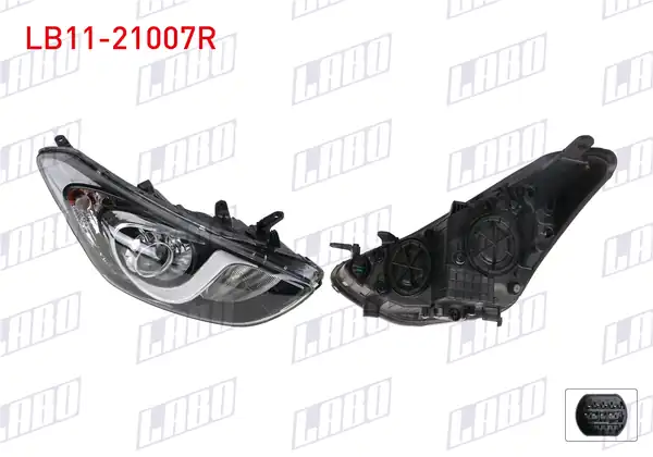 LABO LB11-21007R | Far Sağ Elektrikli Motorlu Hyundai İ30 13 15