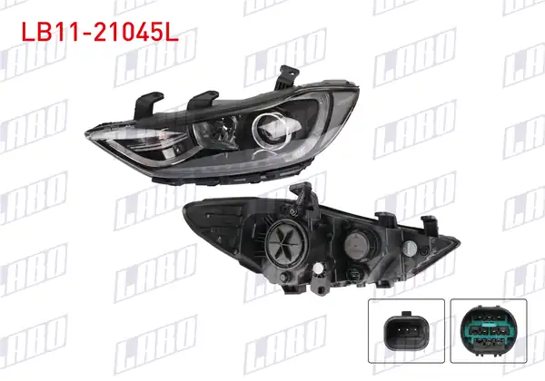 LABO LB11-21045L | Far Sol Ledli Motorlu Hyundai Elantra 2016 2018