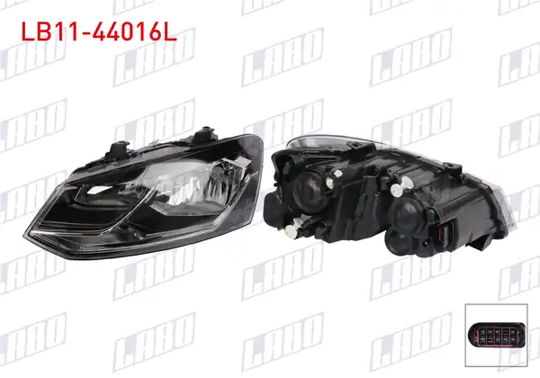 LABO LB11-44016L | Far Sol Motorlu Volkswagen Polo 2014