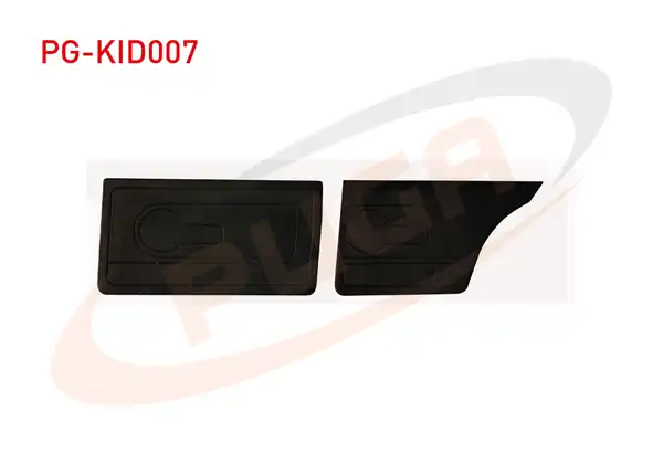 PUGA Pg Kid007 Kapı Dosemesi Takım Siyah Düz Fiat Şahin