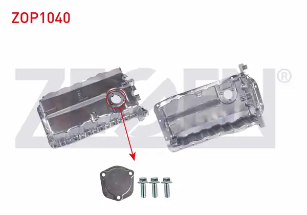 ZEGEN ZOP1040 | Yağ Karteri Alüminyum Tapalı Sensör Delikli Sensör Deliksiz Volkswagen Caddy III Passat Golf V Jetta 1 9 TDI BJB BKC
