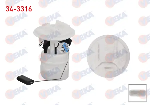 VEKA 34-3316 | Yakıt Depo Şamandırası 3 Bar Peugeot 207 1 6 2006 2013 Citroen C2 1 4 2003 2009