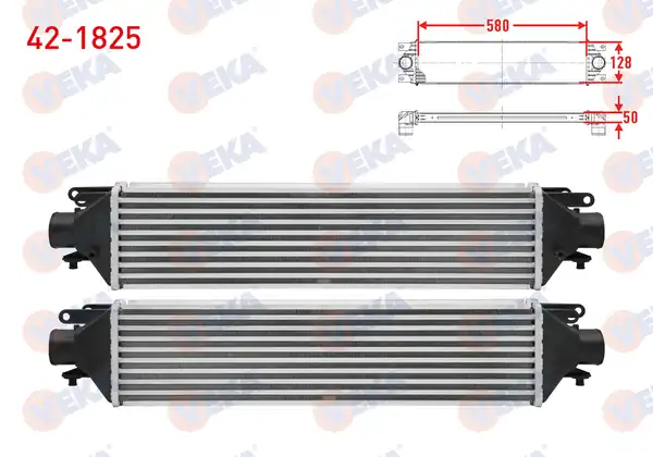 VEKA 42-1825 | Turbo Radyatörü İntercooler Fiat Linea 1 6 D 1 4 T Jet 2007