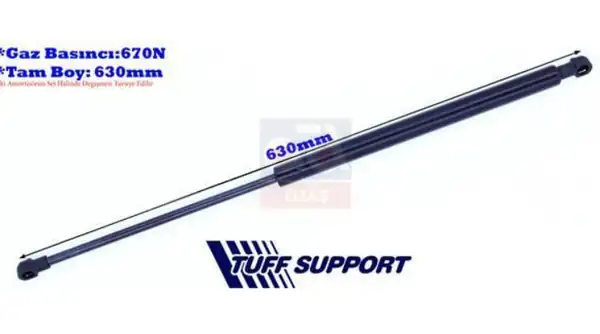 TUFFSUPPORT 611530 | Bagaj Amortisörü Partner Tepee Berlingo III 08 Berlingo 04 08