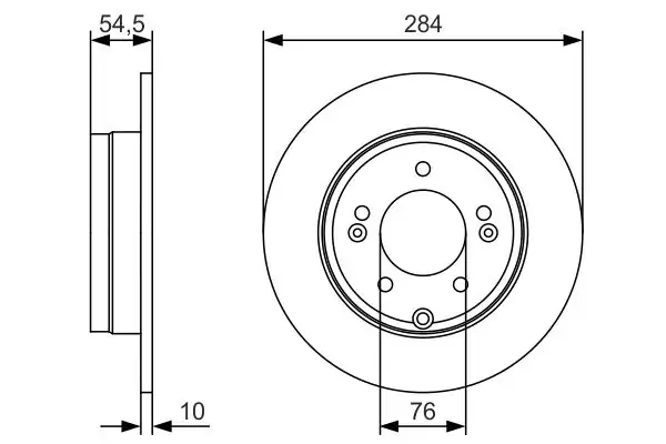 BOSCH 0986479T49 | Fren Diski | 2 Adet
