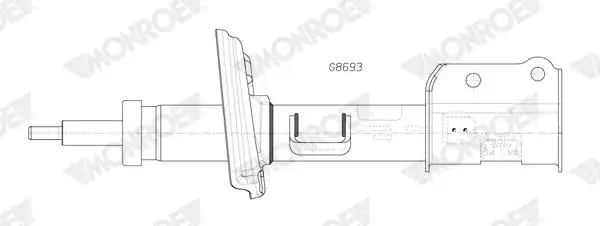MONROE G8693 | Amortisör Jeep Compass 17-20-Sağ Ön