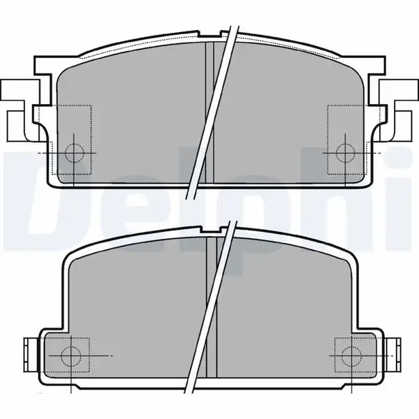 DELPHI LP462 | Disk Balata Ön Isuzu Campo Kb Kb21 Kb27 1 Adet
