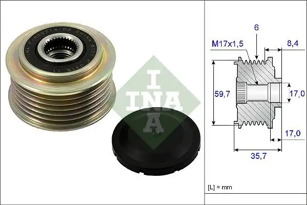 İna 535022510 Alternatör Kasnağı Mazda 6 Gg