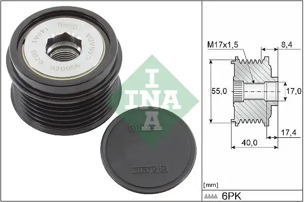 İna 535033610 Alternatör Kasnağı Subaru Forester 2 0 2 5 11