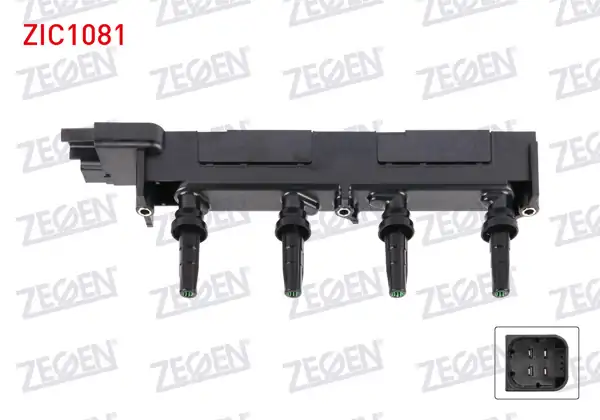 ZEGEN ZIC1081 | Ateşleme Bobini Citroen C4 2.0İ (Ew10j4) 2004-2009 / C5 2.0İ (Ew7j4) 2004-2008 / Peugeot 206 2.0İ Gtı (Dew10j4) 1998-2006 / 307 2.0İ (Ew10j4) 2000-2007 / 406 2.0İ (Ew10j4) 1995-2004 / 407 2.0İ (Ew10j4) 200