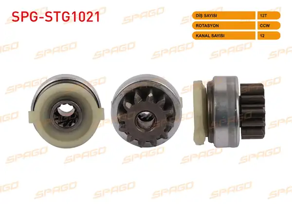 SPAGO Spg Stg1021 Marş Dişlisi 12 Dış Ccw 12 Kanal Ford Transit V362 V363 2 4 TDCI