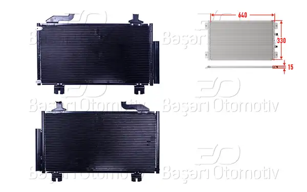 WISCO 3143526-00 | Klima Radyatörü 640x330x15 Honda Accord 2 0 2 4 08