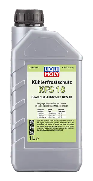 LIQUI MOLY 23152 | KFS 18 Antifriz-35°C | BMW LC 18 | Tüm Araçlar & Elektrikli/Hybrid (Yeşil Renkli)