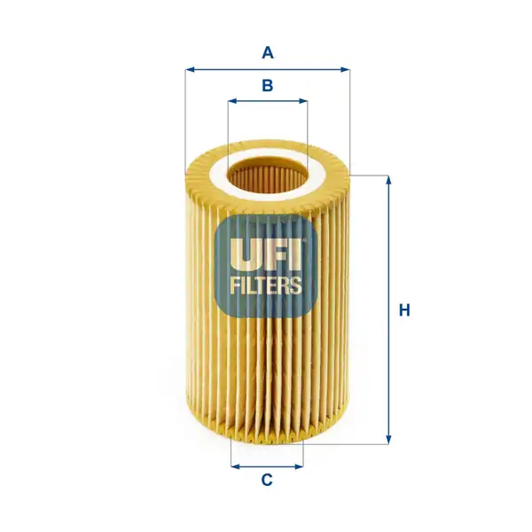UFI 25-074-00 | Yağ Filtresi Honda Civic 1 4 05 Accord 08 2 2i Dtec CRV 07 2 2i Dtec