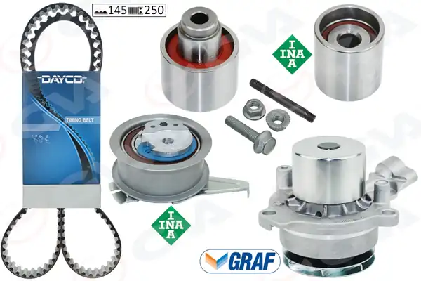 GVA 59WPK7560D-1 | Devirdaimli Triger Seti Golf7 A3 Leon Passat Tiguan 1 6 2 0 TDI 13 Clha B Dcxa Crlb Cuvc Crka Crkb