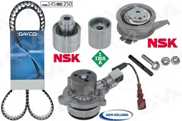 GVA 59WPK7560D-3 | Devirdaimli Triger Seti Soketli Golf7 A3 Leon Passat Tiguan 1 6 2 0 TDI 13 Clha B Dcxa Crlb Cuvc Crka Crkb