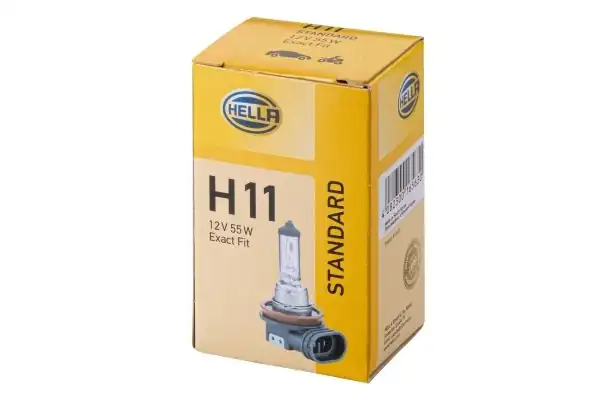 HELLA 8GH008358-121 | Ampül H11 Halojen 12V 55W Far ve Sis
