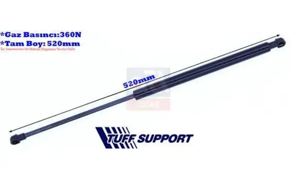 TUFFSUPPORT 612173 | Bagaj Amortisörü 98 206 HB 206 206