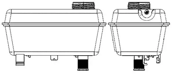 Mahle Crt 27 000s Genleşme Tankı Volvo 740 940 960 S90 V90