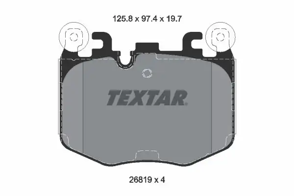 TEXTAR 2681901 | Fren Balatası G 60 70 İ 5 Ön 2702944