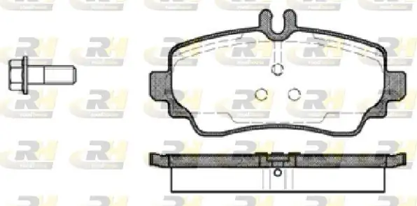 ROADHOUSE 2650.00 | Fren Balatası A Class W168 07 97-08 04
