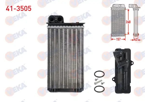 VEKA 41-3505 | Kalorifer Radyatörü Mekanik Renault Scenic İ Ja 1 6i 16v 1999 2003