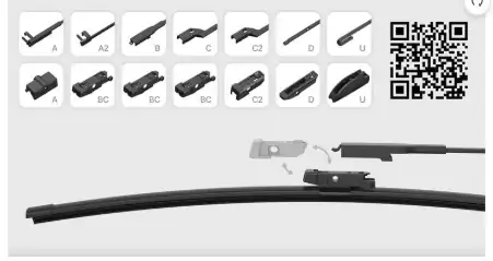 SİLBAK SBE700M | Ön Silecek Süpürgesi 700mm Ergonomik Muz Tip 5 Aparatlı Multi Adaptorlu