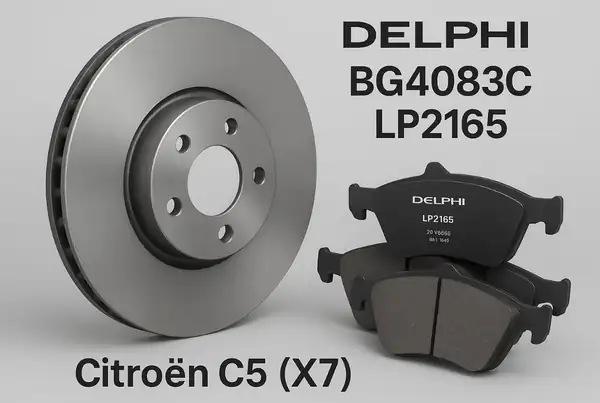 Citroen C5 (X7) 2008 - 2015 Ön Fren Disk Ve Balata Takımı Delphi Marka