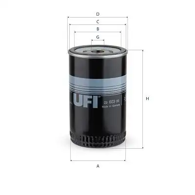 UFI 23-603-00 | Yağ Filtresi J C B