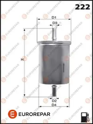 Eurorepar E145074 Yakıt Filtresi Mondeo 2 0 Benzinli 01 07