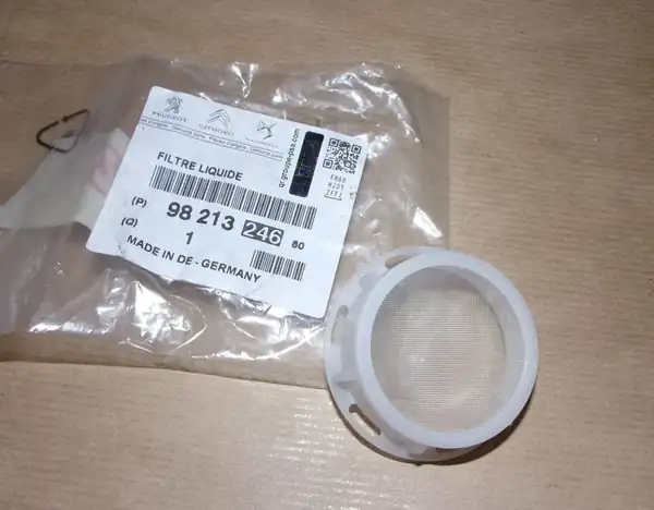 Psa 9821324680 Cam Su Kabı Filtresi Astra Ov5 Peugeot 3008