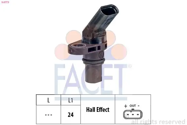 FACET 9-0773 | Şanzıman Notr Konum Sensörü Amarok Caddy Crafter CC Golf VII Jetta Passat Polo Tiguan T5 T6 T7