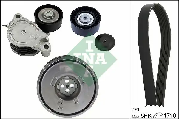 İna 529051620 Kanallı V Kayış Seti Bmw F45 F46 F48 Mini F55 F56 F60 B38