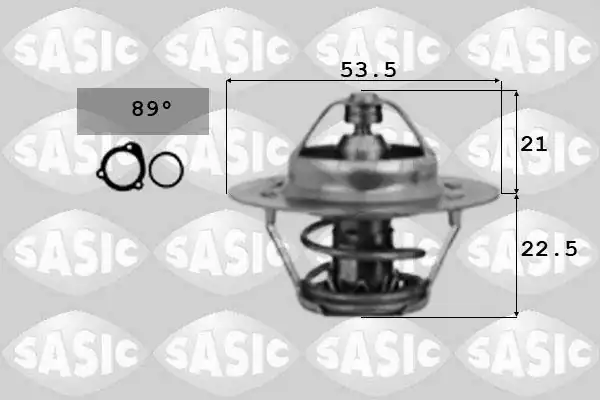 SASIC 3381111 | Termostat Komple 89 C 106 Ym 106 205 306 Ym 306 Ax C15 Saxo Xantia Xsara Zx