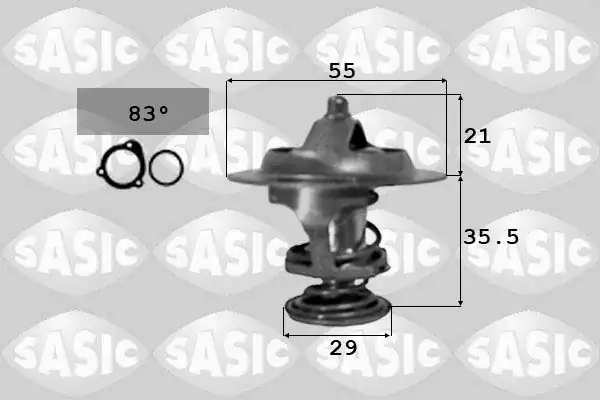 SASIC 3381231 | Termostat 83 C Partner Xud7 9 Dw8 Boxer D TD