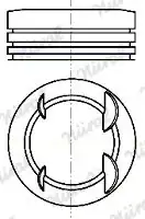 Göetze 87 787000 10 10 Piston Sekman Std Adet Alfa 145 146 1 4 IE 16v 11 96 01 01 4 Adet