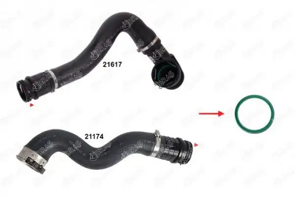 IBRAS 21730 | Turbo Hortum Contası Ok Ile Gosterilen Conta Opel Astra Opel Zafira Tourer 5 Adet