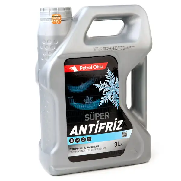 Petrol Ofisi Mavi Antifiriz 3 Litre
