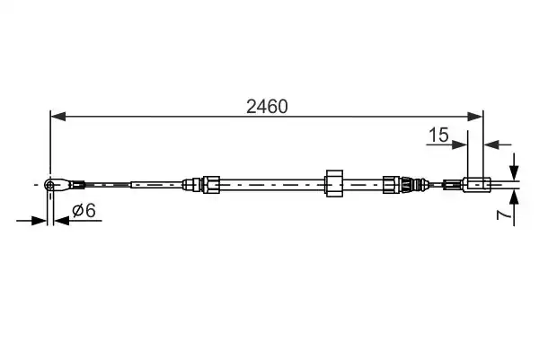 Bosch 1987477855 El Fren Teli Ön Mercedes Benz Sprinter Lt35 97 2460