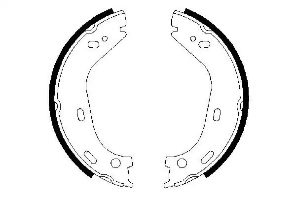 BOSCH 0986487126 | Fren Balatası Arka (Park Frenı Pabucu) W116 76-80 W126 85-91 W123 79-85 R107 74-85 C107 74-81