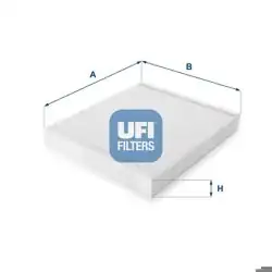 UFI 53.030.00 | Polen Filtresi (Behr Tipi) Astra G Zafira A