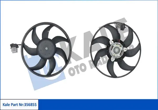 KALE 356855 | Radyatör Fan Motoru Opel Corsa C Astra H Combo Tigra Zafira 1 3 1 7 CDTI 01 11