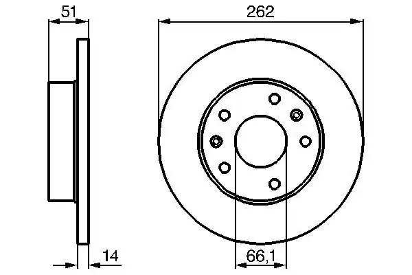 Bosch 0986478991 Fren Diski Ön Land Rover Freelander İ 1 8 2 Adet
