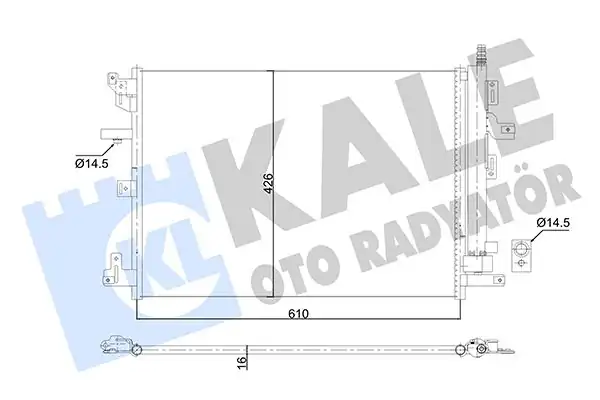 Kale Radyatör 353070 Klima Radyatörü Volvo Xc90 İ 275 2 5 T 3 2i V6 D5 T6 V8 02 Kurutucu Ile Klima Radyatörü Konde